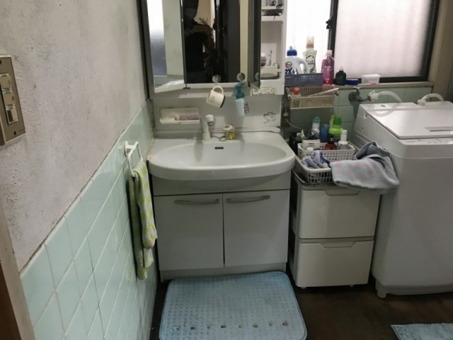 福岡県太宰府市|洗面化粧台|リフォーム|施工事例